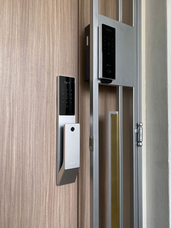 MyDigitalLock - Installed onto brand new mild steel gate
