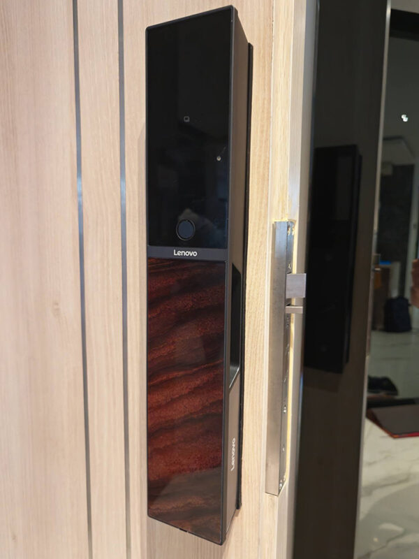 MyDigitalLock - Lenovo F3 Ultra Gate Digital Lock Rosewood-Installation