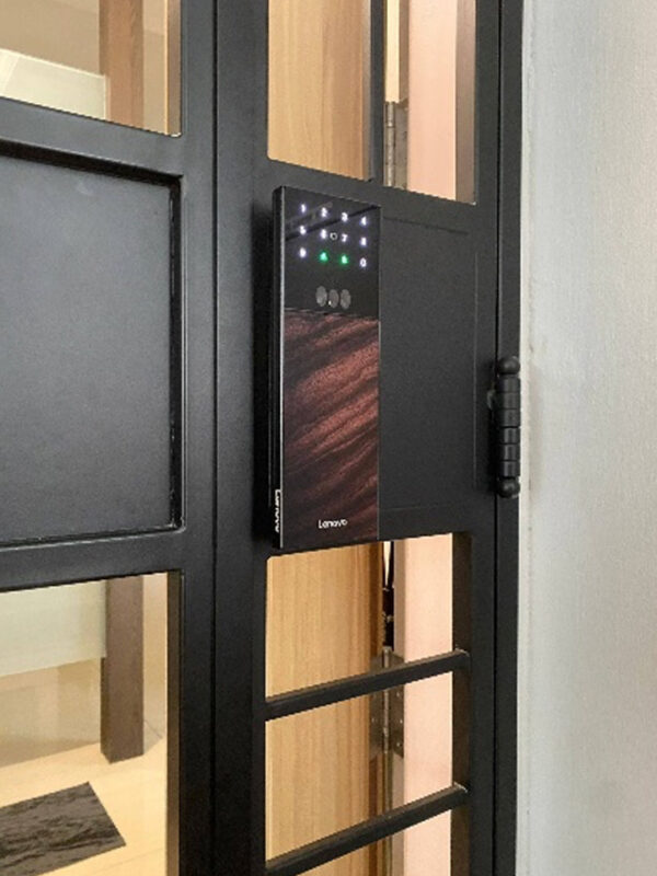 MyDigitalLock - Lenovo F3 Ultra Smart Gate Digital Lock Rose Wood MyDigitalLock - Lenovo F3 Ultra Smart Gate Digital Lock Rose Wood