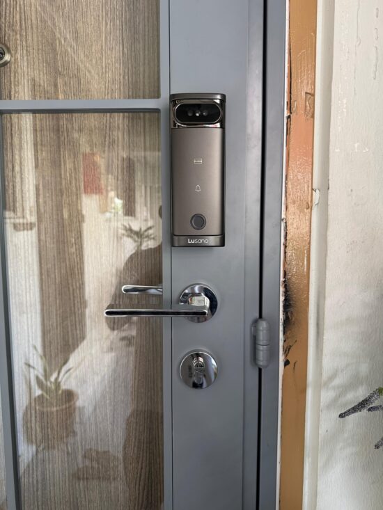 Designer HDB Glass Gate 3×7 Feet - Gallery