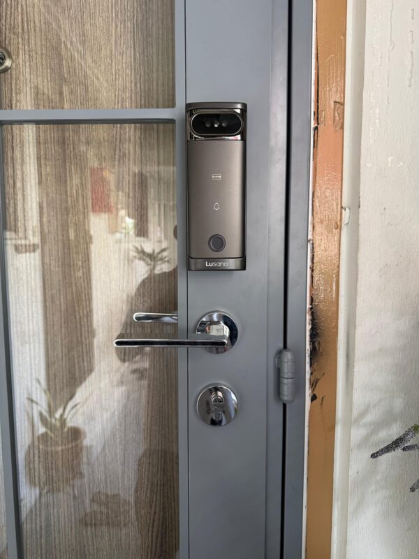 Designer HDB Glass Gate 3×7 Feet - Gallery