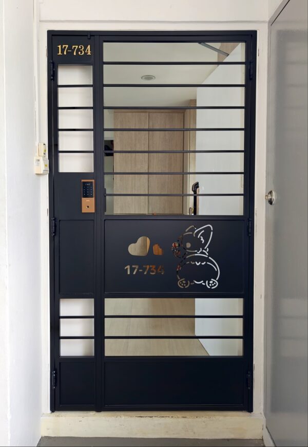 My-Digital-Lock-3×7-Feet-Kato-2K-Gold-HDB-Gate