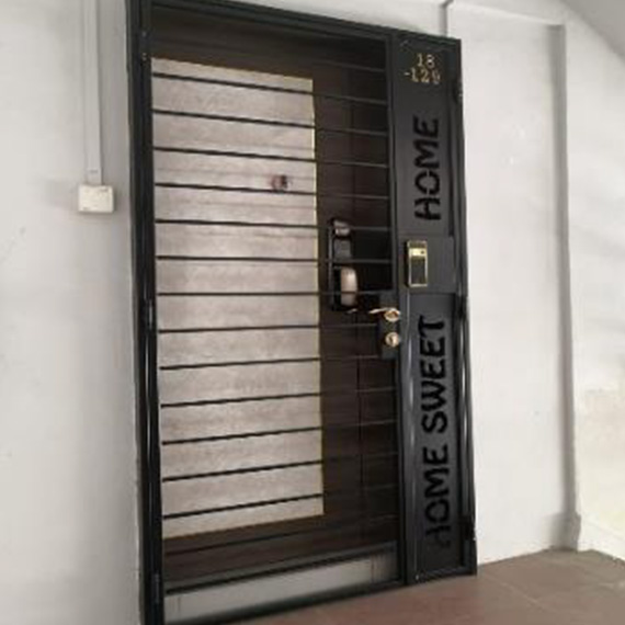 Laser Cut wording for Mild Steel Gate Laser Cut wording for Mild Steel Gate