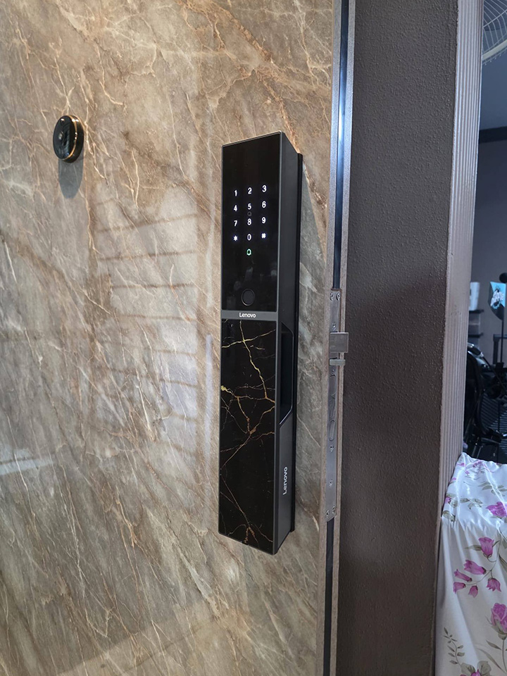 Lenovo Digital Kock - 2026 Top 4 Smart Door Lock Design by Lenovo - Gold Aurora Marble Lenovo Digital Kock - 2026 Top 4 Smart Door Lock Design by Lenovo - Gold Aurora Marble