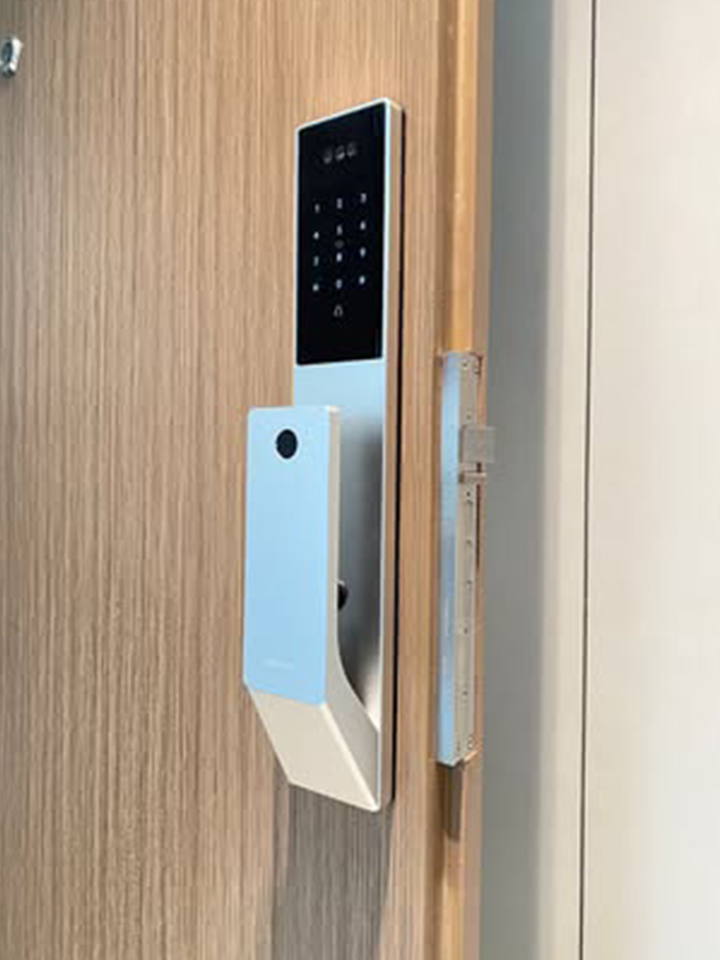 Lusano-Space-X-Digital-Door-Lock-Silver-Installation