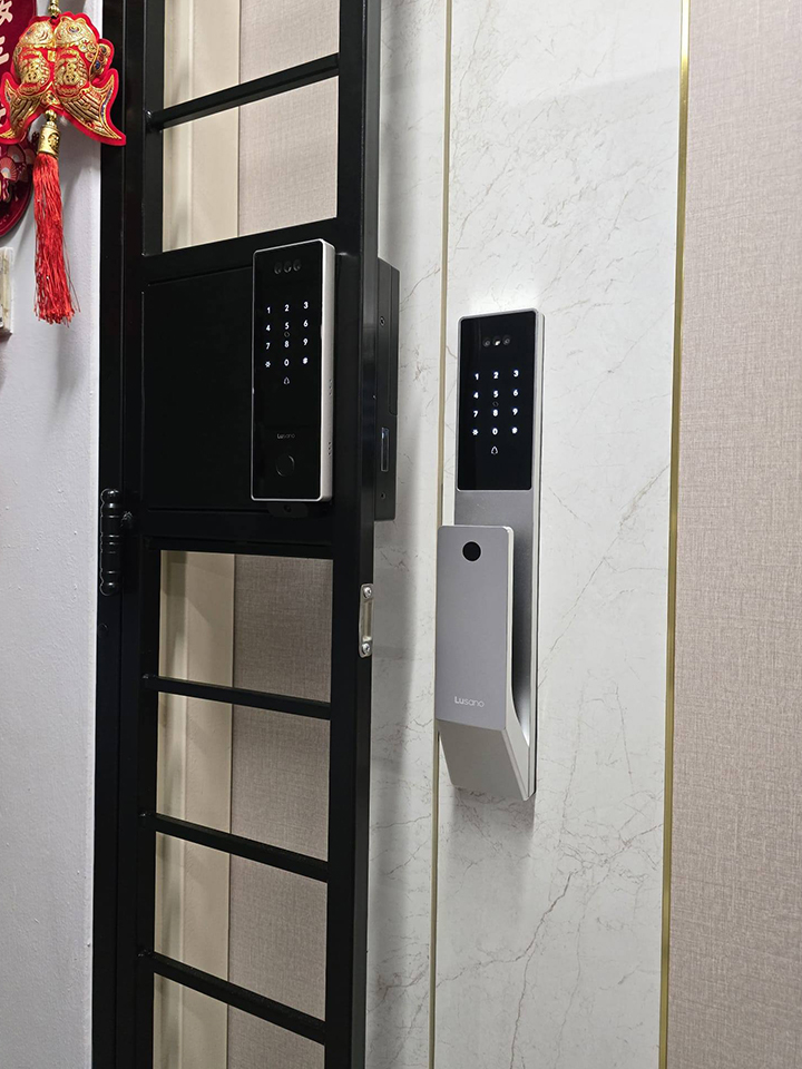 Lusano-Space-X-Smart-Door-Lock-Titanium-Cool-White Lusano-Space-X-Smart-Door-Lock-Titanium-Cool-White