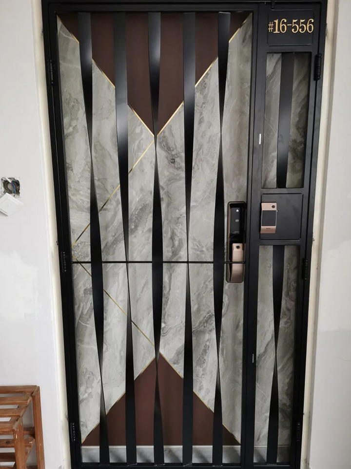 INTERIOR DESIGNER HDB GATE (MILD STEEL)