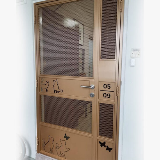My Digital Lock - Pet Friendly mesh Gate 3x7 Feet Single Leaf
