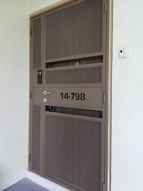 My Digital Lock - Normal Mesh HDB Gate My Digital Lock - Normal Mesh HDB Gate