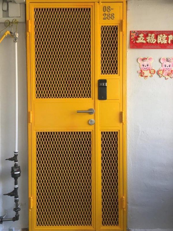 My Digital Lock - Normal Mesh HDB Gate My Digital Lock - Normal Mesh HDB Gate