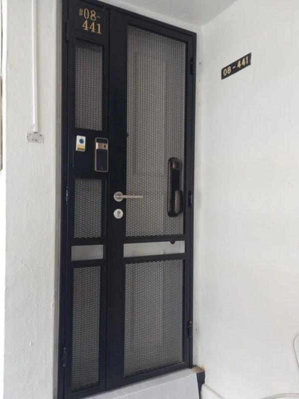 My Digital Lock - Normal Mesh HDB Gate My Digital Lock - Normal Mesh HDB Gate