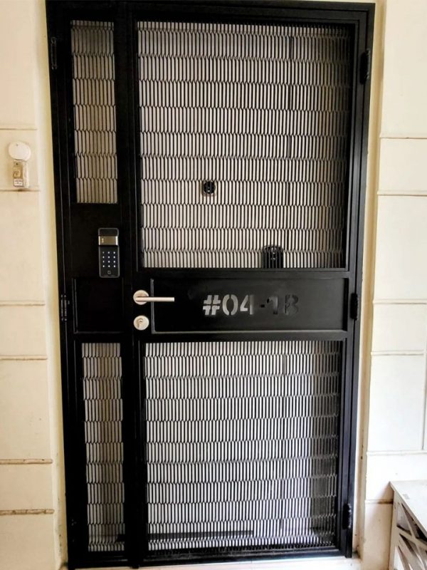 My Digital Lock - Vertical Honey Comb Mesh Gate My Digital Lock - Vertical Honey Comb Mesh Gate