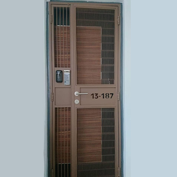 My Digital Lock - Pet Friendly mesh Gate 3x7 Feet Single Leaf