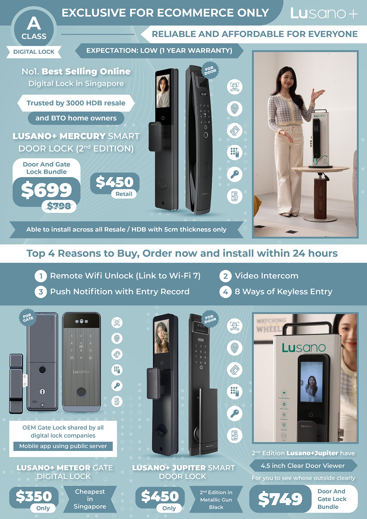 Mydigitallock - Lusano Exclusive for Ecommerce only - Promotion Banner