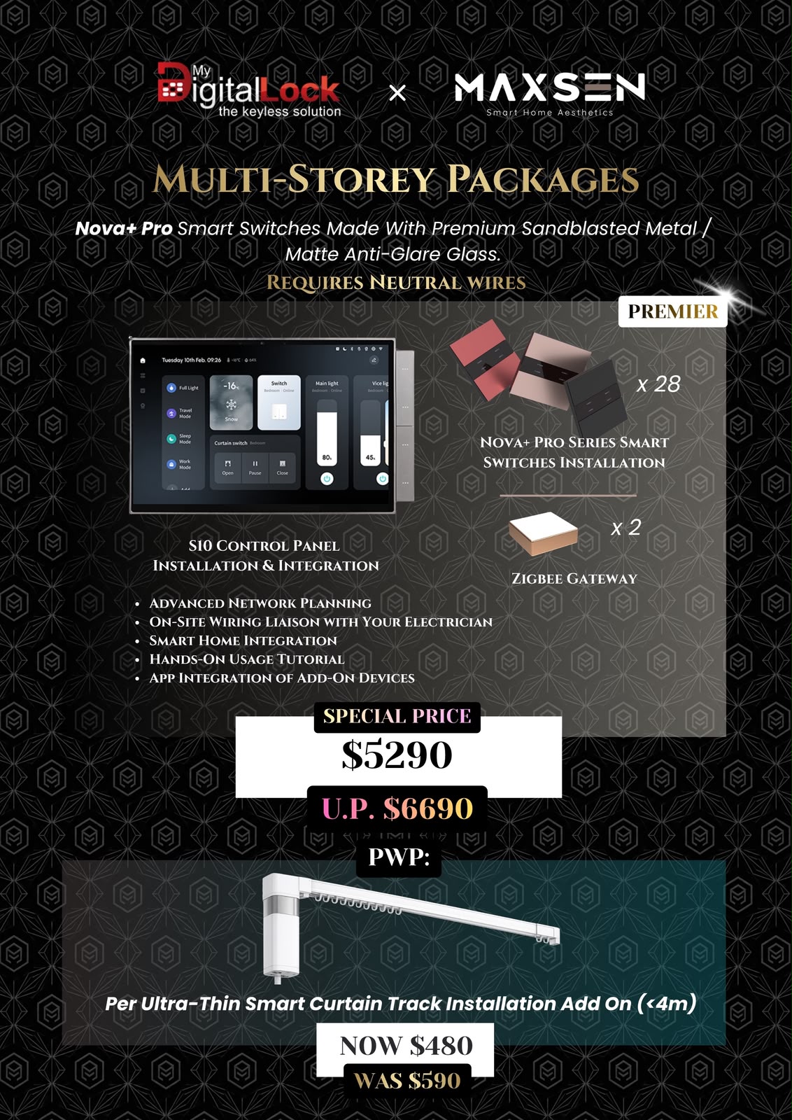 Mydigitallock - Smart Home Promotions (Multi-Storey Package)