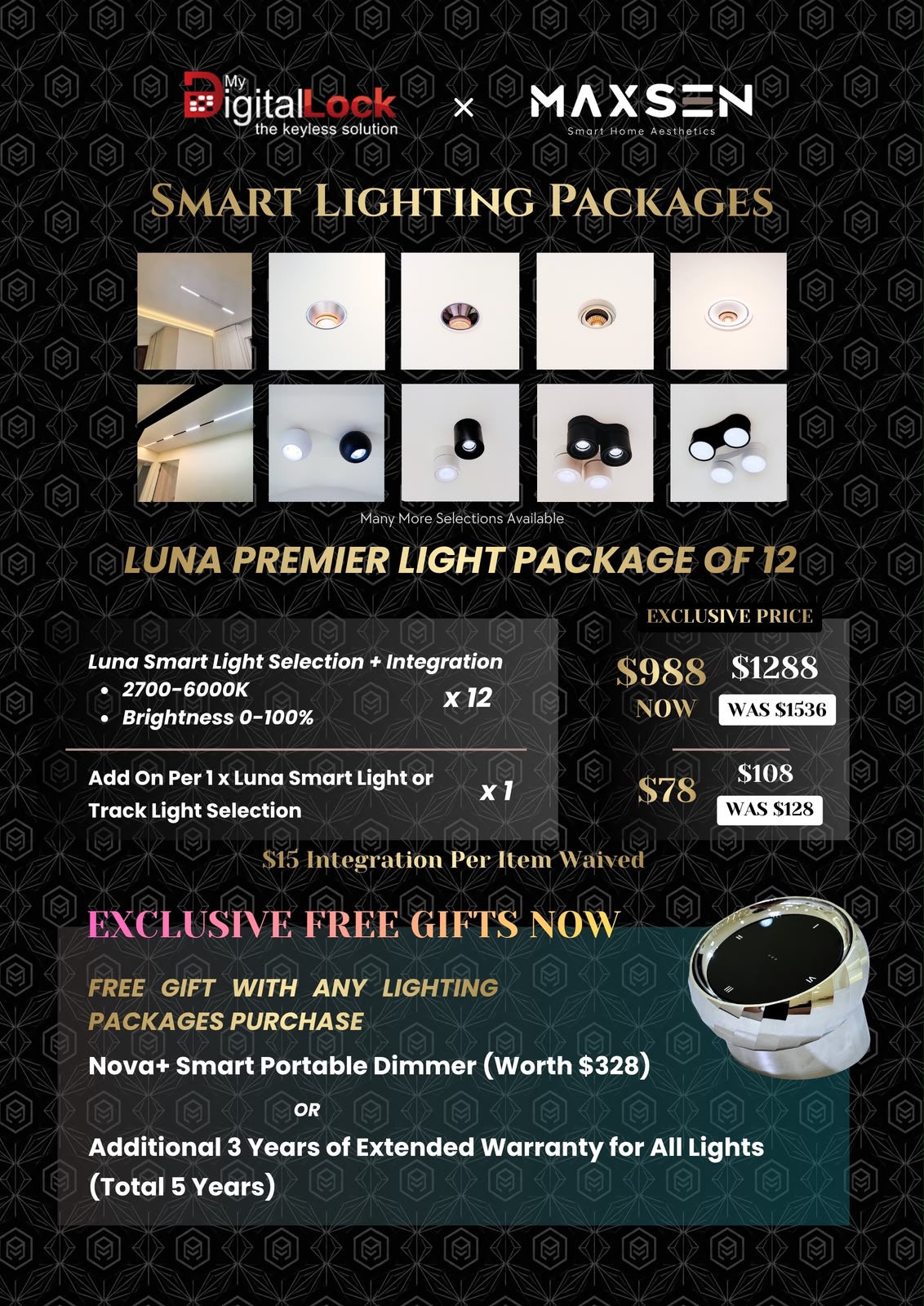 Mydigitallock - Smart Home Promotions (Smart Lighting Packages)